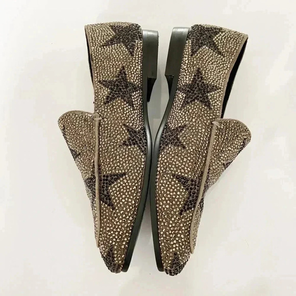 Lola Cruz Crystal Embellished Star Loafers - Picture 6 of 11